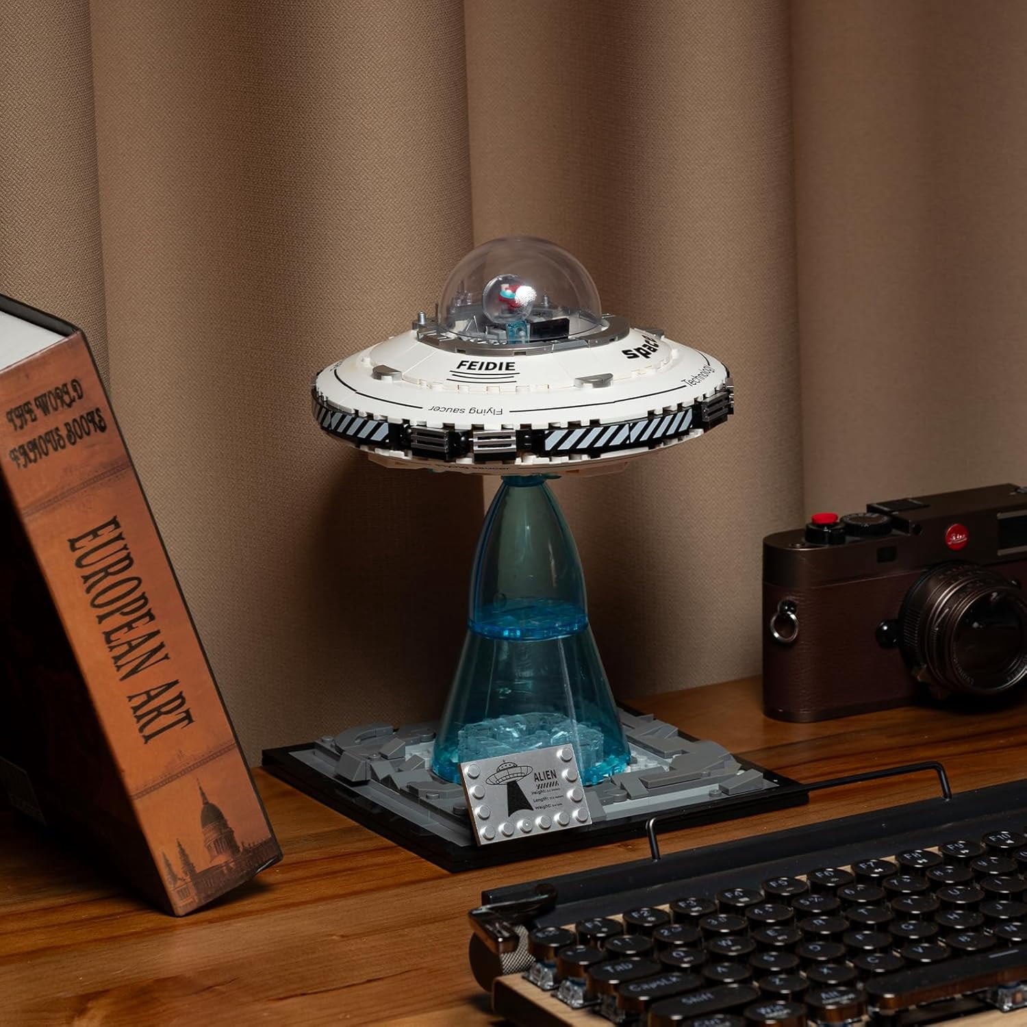 Space Shuttle Building Block Sets, Galaxy UFOs Spaceship Model Kit, Milky Way Space Ship Building Toys