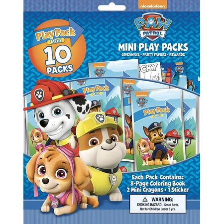 Bendon Paw Patrol 10 Mini Play Packs
