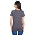 thumbnail image 3 of Champion Womens Short Sleeve Ring Spun T-Shirt, L, Charcoal Heather, 3 of 3