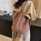 thumbnail image 3 of Bolso Mano Hombro Ante Sintético Sólido para Mujer Con Asa Superior Viajes, 3 of 9