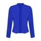 thumbnail image 5 of Chaquetas y abrigos casuales sin capucha de manga larga para mujer, blazers, chaquetas de traje, tops con empalme de encaje, blazer corto, abrigos lisos de manga larga, blusa para mujer, 5 of 6