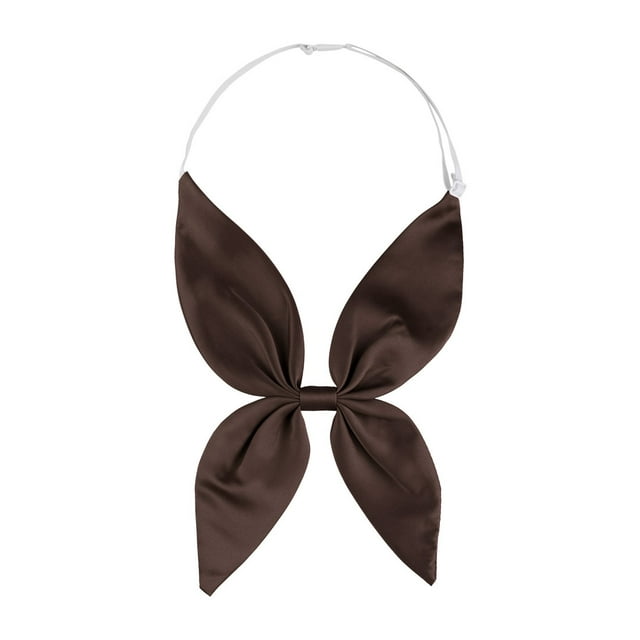 INSPIRE CHIC Robe de Marin pour Femme Pré-Nouée avec Nœud Papillon Nœud Papillon Déco Café Taille Unique