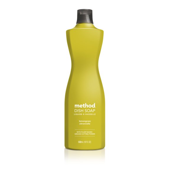 Method Dish Soap, Lemongrass, 18 Ounce