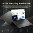 thumbnail image 3 of Dell 16 16'' FHD+ Touchscreen Laptop, AMD Ryzen 7 250, 32GB RAM, 2TB Storage(1TB SSD+1TB Docking Station Set), AMD Radeon Graphics, Backlit Keyboard, Numeric Pad, Win 11, Black, 3 of 8