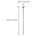 thumbnail image 4 of 20pcs Stainless Steel Pick Fruit Pick Chic Cocktail Pick Cocktail Stick, 4 of 8