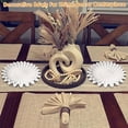 thumbnail image 3 of Fluted Ruffle Decorative Bowl Resin Scallop Fruit Bowl Key Bowl for Entryway Table Bowl for Coffee Dining Console Table, 3 of 5