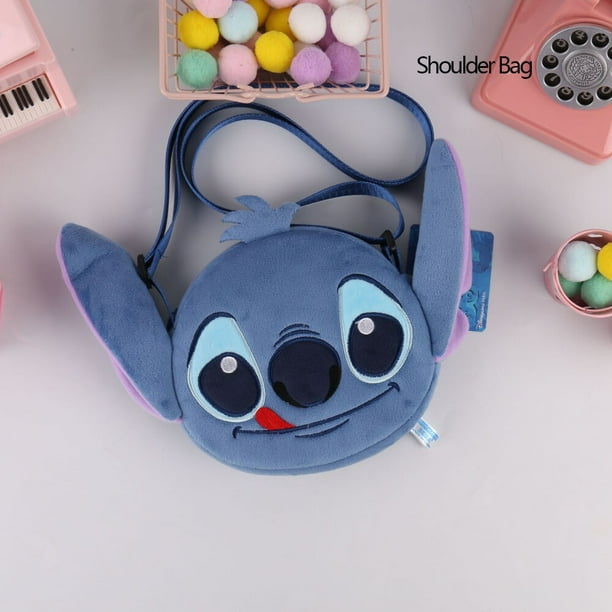 Disney-bandolera de felpa para niños, bolsa de hombro de felpa, bolso cruzado de almacenamiento, mochila escolar para bebé, monederos para monedas, juguetes de peluche, regalos de cumpleaños2CHINA Fivean unisex