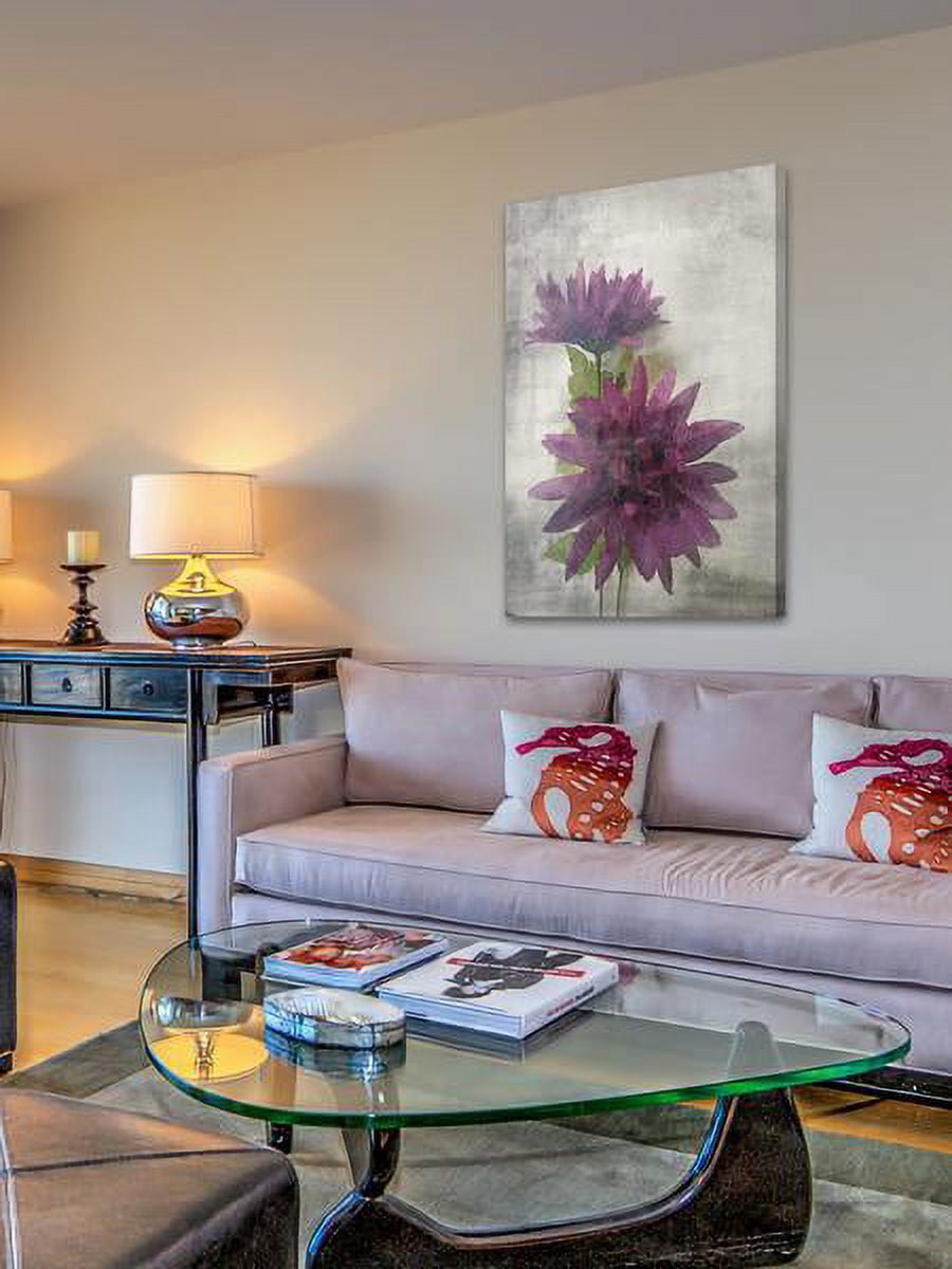 "Watercolor Garden 5" Painting Print on Wrapped Canvas