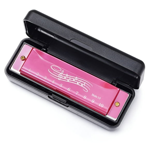 BESTSKY 10 Holes Key of C Blues Harmonica Mouth Organ Beginners Educational Toys Gifts