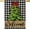 Christmas Pine Tree, variant on Welcome Christmas Pine Tree Large Decorative House Flag, Xmas Buffalo Plaid Check Farmhouse Yard Garden Outside Decor, Winter Holiday Burlap Outdoor Home Decoration Double Sided 28 x 40