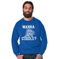 thumbnail image 5 of Wanna Cuddle Porcupine Animal Lover Unisex Plus Size Sweatshirt Brisco Brands 3X, 5 of 6