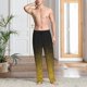 thumbnail image 2 of Fotbe Gold Glitter Gradient Pantalones de Pijama para Hombre, Pantalones de Dormir, Pantalones de Casa con Cintura Ajustable y Bolsillos-X-Large, 2 of 6