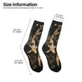 thumbnail image 2 of Rocae Koi Fish Tranquility for Girls Boys Crew Socks,Children's Socks, Kids Socks, Toddler Socks: Daily Wear with Kids School Uniform, 2 of 5