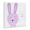 thumbnail image 2 of Stupell Industries Eclectic Pink Be You Bunny Canvas Art, 24 x 24, by Carla Daly, 2 of 7