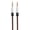 Brown, variant on Naierhg Audio Line Firm Corrosion-resistant Metal Firm Braided Stereo Cord Silver White