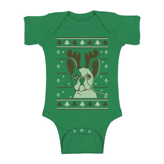 Awkward Styles Christmas Baby Outfit Bodysuit Xmas Puppy Romper