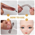 thumbnail image 5 of 15Pcs 3 Styles Eyelashes Strips BJD False Eyelashes Accessories Making Supplies 6mm 8mm 10mm Brown Fake Lashes, 5 of 7