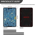 thumbnail image 3 of Yuyamidu Blue RV Door Window Shade Universal Privacy Screen Window Cover Camper Trailer Blackout Window Cover, Summer RV Skylight Cover with Hook and Loop, 3 of 7