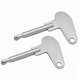 thumbnail image 1 of 2X Ignition Keys Tractor Tractor Vintage Excavator Truck Ignition Lock Key, 1 of 5