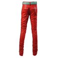thumbnail image 3 of Mens Casual Thick Slim Fit Straight Leather PantsEU 30, 3 of 3