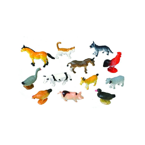 US Toy Mini Farm Animal Set Diorama Recreation 12 Pack Toys US Toy Mini Farm Animal Set Diorama Recreation 12 Pack Toys