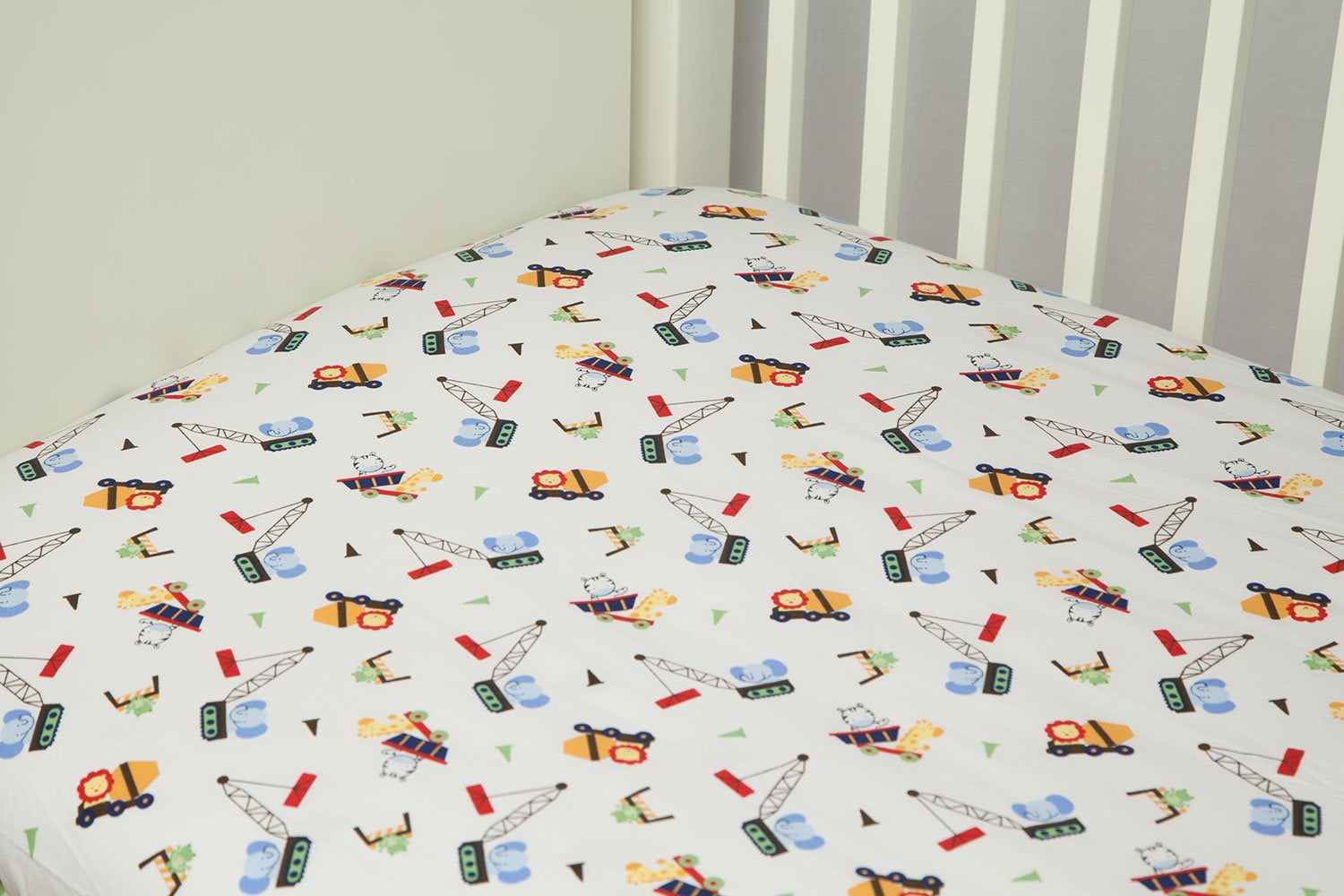 cotton fitted crib sheet By Riegel Ship 