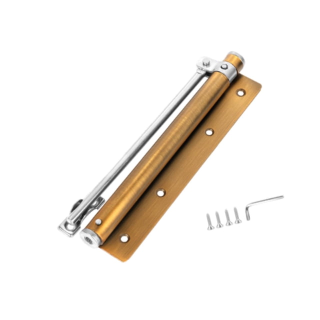 automático, herrajes de acero inoxidable, instalación sencilla, accesorios de con resorte versátiles para hoteles y Bronce amarillo