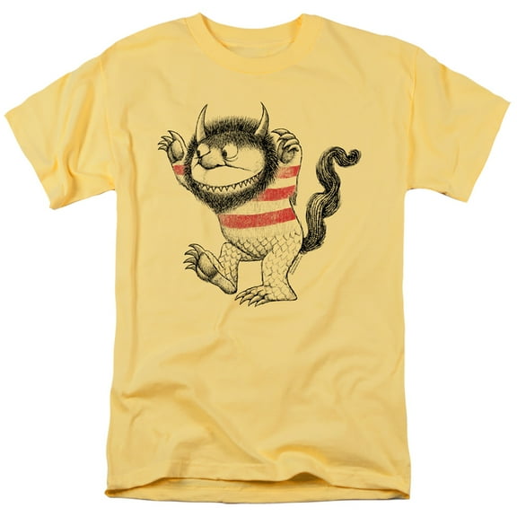 Where The Wild Things Are Line Art Unisex Adult T Shirt For Men And Women