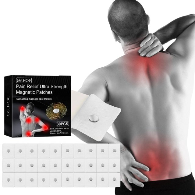 Parches autoadhesivos,Parches Magnéticos Herramientas de Drenaje Linfático,Parches magnéticos Imán Yeso autoadhesivo,Parches magnéticos de acupresión como la acupuntura,Cuello Espalda Yinane Parches autoadhesivos