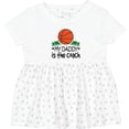 thumbnail image 3 of Inktastic Basketball My Daddy is the Coach Girls Baby Dress, 3 of 5