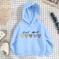 thumbnail image 4 of SJLDQY Girls Hoodies Casual Hooded Sweatshirt Long Sleeve Love-themed Graphic Pullover Tops Size 3-4 Years, 4 of 4