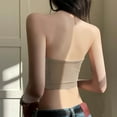 thumbnail image 4 of Kaemgyyd Crop Tops for Women Casual Scoop Neck Knit Ribbed Halter Shirt Stretchy Sleeveless Seamless Padded Clothes Going out Outfit, 4 of 6