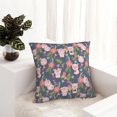 thumbnail image 6 of Fuzoiu Pigs 1 Print Square Pillow Cover,Hidden Zipper Design,Luxury Square Pillow Case, Throw Pillow,Couch Cushion-18"x18", 6 of 7