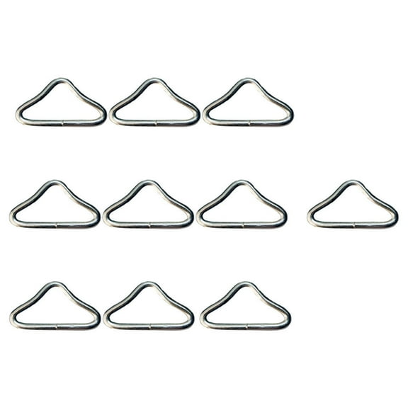 30 Pcs Trampoline Jumping Bed Bungee Bed Mesh Cloth Buckle Triangle Ring Parts
