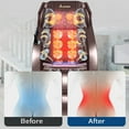 thumbnail image 4 of Premium Zero Gravity Massage Chair Full Body with Heated Lumbar & Calves, 20 Airbag Compression, 8+2 Rollers, Extendable Footrest, Bluetooth, for Back Pain, Athletes Home Use - Brown, 4 of 10