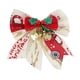 thumbnail image 2 of Xihbxyly Adorno Navideño de Lazo, Diseño de Letras de Lino Estampado, Tela Suave con Cascabeles, Decoración para Árbol de Navidad, Adorno Versátil para Regalo, Idea de Regalo Original, Tamaño 9 X 8,5, 2 of 6