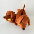 thumbnail image 6 of Rirozkan Dachshund Slippers, Cozy Fuzzy House Shoes with Non-Slip Sole, Warm Themed Indoor Footwear, Soft Plush Animal Slippers, for Indoor Home Use and Holiday Gift, Brown, 6 of 8