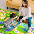 thumbnail image 5 of TWINNIS Kids Playmat Rugs ABC Educational Learning Area Rugs Carpet for Kids Playroom Classroom,4’x6',Green, 5 of 7