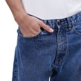 thumbnail image 4 of Jeans de mezclilla MCHK Straight 8021. Corte recto, Tiro alto. Para caballero, Azul MCHK 8021, 4 of 5