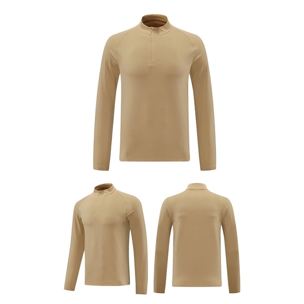 pstuiky hombres de manga larga, Camiseta de manga larga de verano para hombre, de color liso, para exteriores, para correr, deportes, hielo, transpirable, de manga larga xxxl