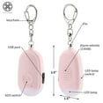 thumbnail image 5 of Luxtrada Personal Alarm Siren Song 130dB Self Defense Alarm Keychain Emergency LED Flashlight with USB Rechargerable Security Personal Protection Devices for Women Girls Kids Elderly, 5 of 9