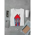 thumbnail image 3 of Classic Cup Design - Retro ICEE 'Coldest Drink In Town' Graphic Men's T-shirt, 3 of 4