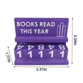 thumbnail image 2 of WHEANG Bookshelf Decor Book Read This Year Counter Books Read This Year Counter Books Read This Year Sign Reading Reading List, 2 of 3