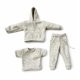thumbnail image 1 of Conjunto de sudadera y pantalón en miniatura para figuras a escala 1/12 (3 piezas). Gris claro, 1 of 9