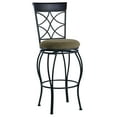 thumbnail image 4 of Linon Curves Counter Bar Stool, Metallic Brown, 24 inches Seat Height, 4 of 4