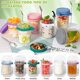 thumbnail image 3 of Ausein Recipientes de Avena de 350ML, 6 Pack Tarros de Vidrio con Tapa Herm&eacute;tica y Cuchara, Overnight Oats Jar Reutilizables para Yogurt, Caf&eacute;, T&eacute;, Az&uacute;car,, 3 of 7