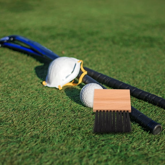 CTIRCHIU Baseball Softball Umpire Plate Brush with Wood Handle - Professional Home Plate Cleaning Tool