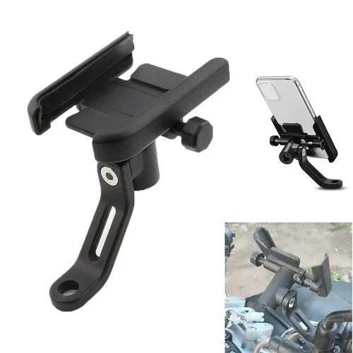 KNACK- For Black Motorcycle , Suv, Atv And Other Walking Tools Cell Phone Holder