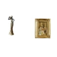 thumbnail image 1 of Figura de escritorio,Figuritas africanas,artesanías,artículos de escritorio coleccionables,Estatua de dama tribal,pieza de arte para decoración del hogar,Marco de fotos,Soporte para marco de, 1 of 8
