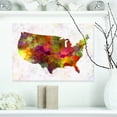 thumbnail image 1 of Design Art - United States Map in Colors, 1 of 4